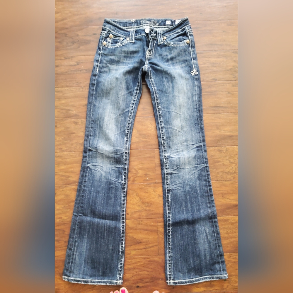 Stylish Boot Cut Jeans - Blue